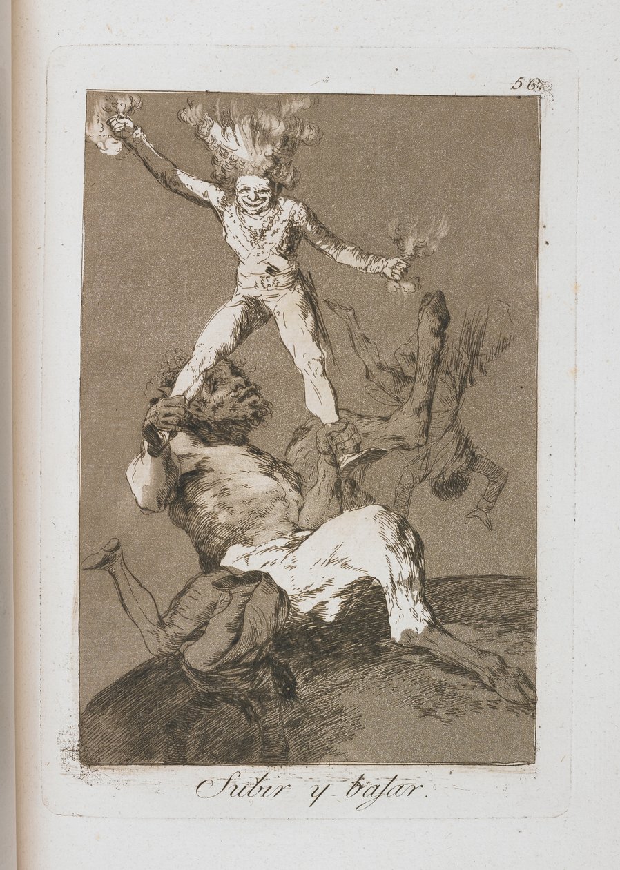 Prato de Los Caprichos, 1797-1798 de Francisco de Goya