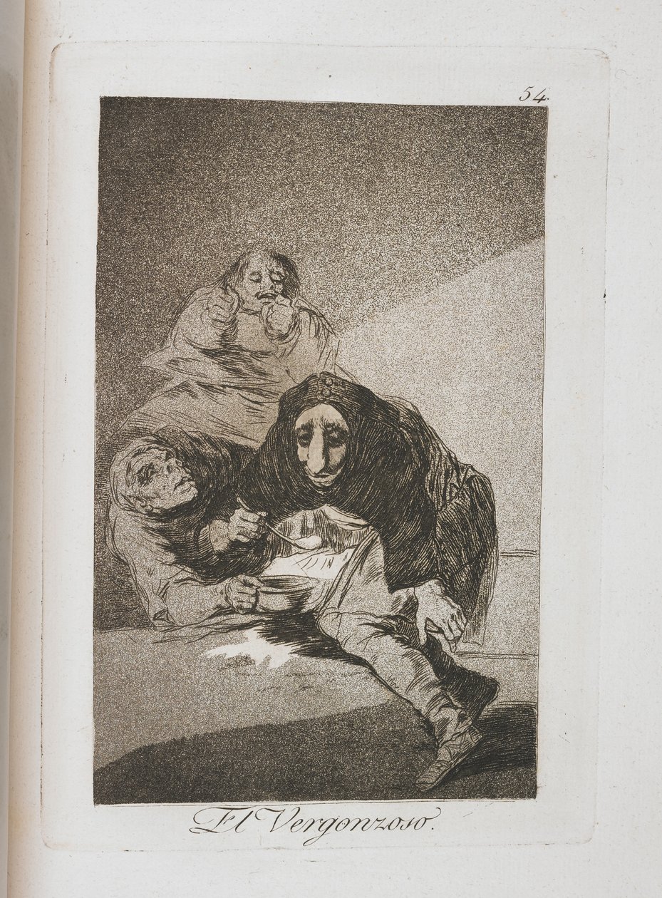 Prato de Los Caprichos, 1797-1798 de Francisco de Goya