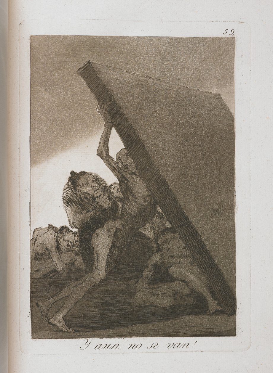 Prato de Los Caprichos, 1797-1798 de Francisco de Goya
