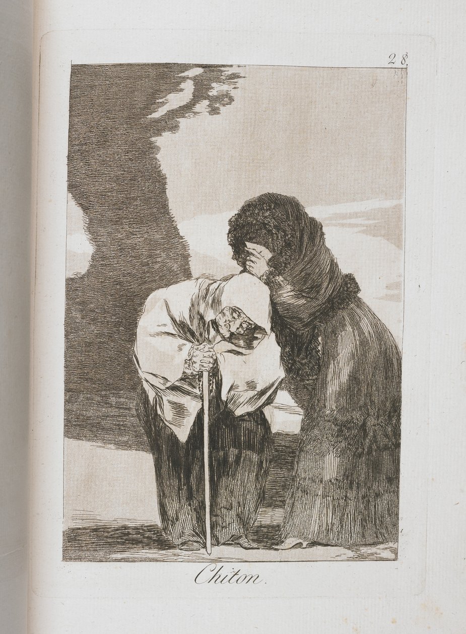 Prato de Los Caprichos, 1797-1798 de Francisco de Goya