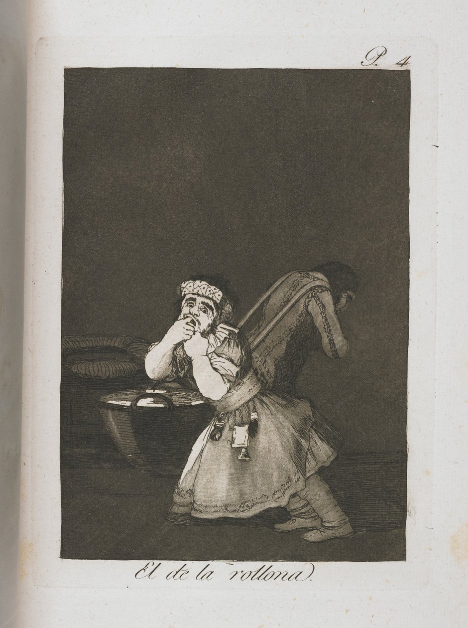 Prato de Los Caprichos, 1797-1798 de Francisco de Goya