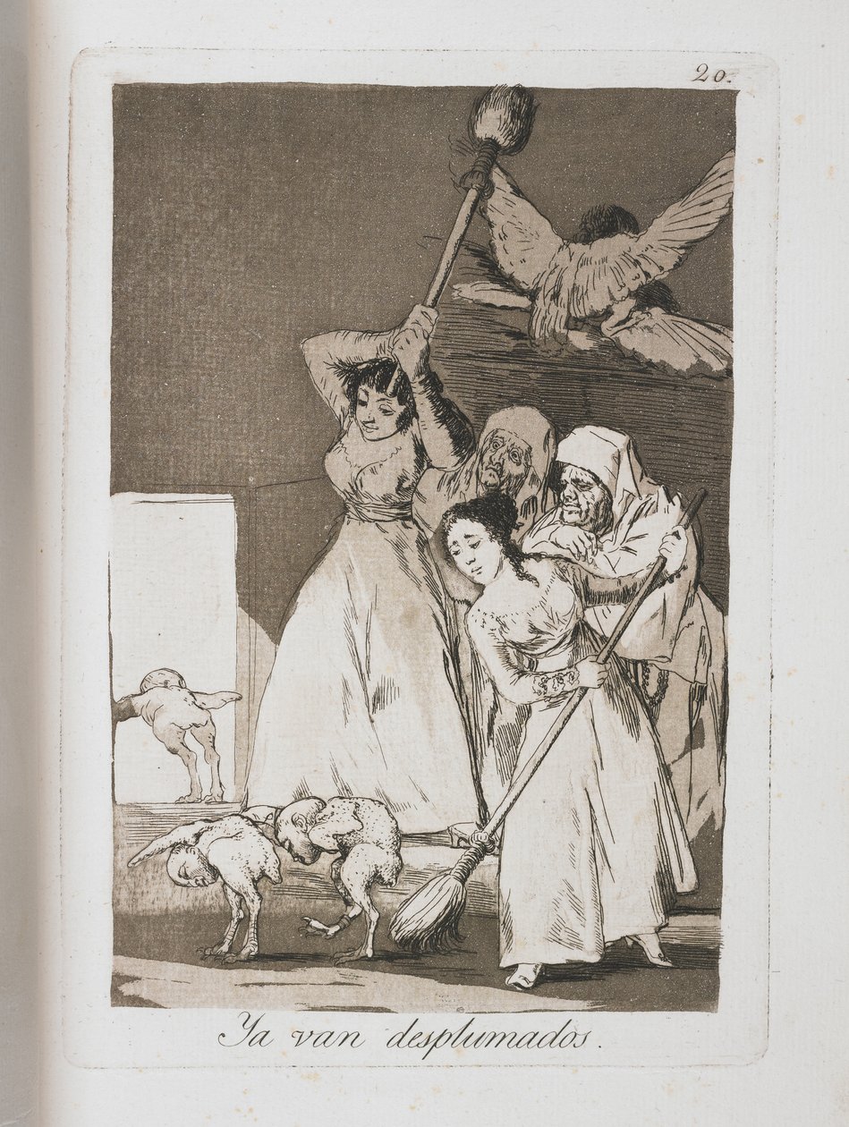 Prato de Los Caprichos, 1797-1798 de Francisco de Goya