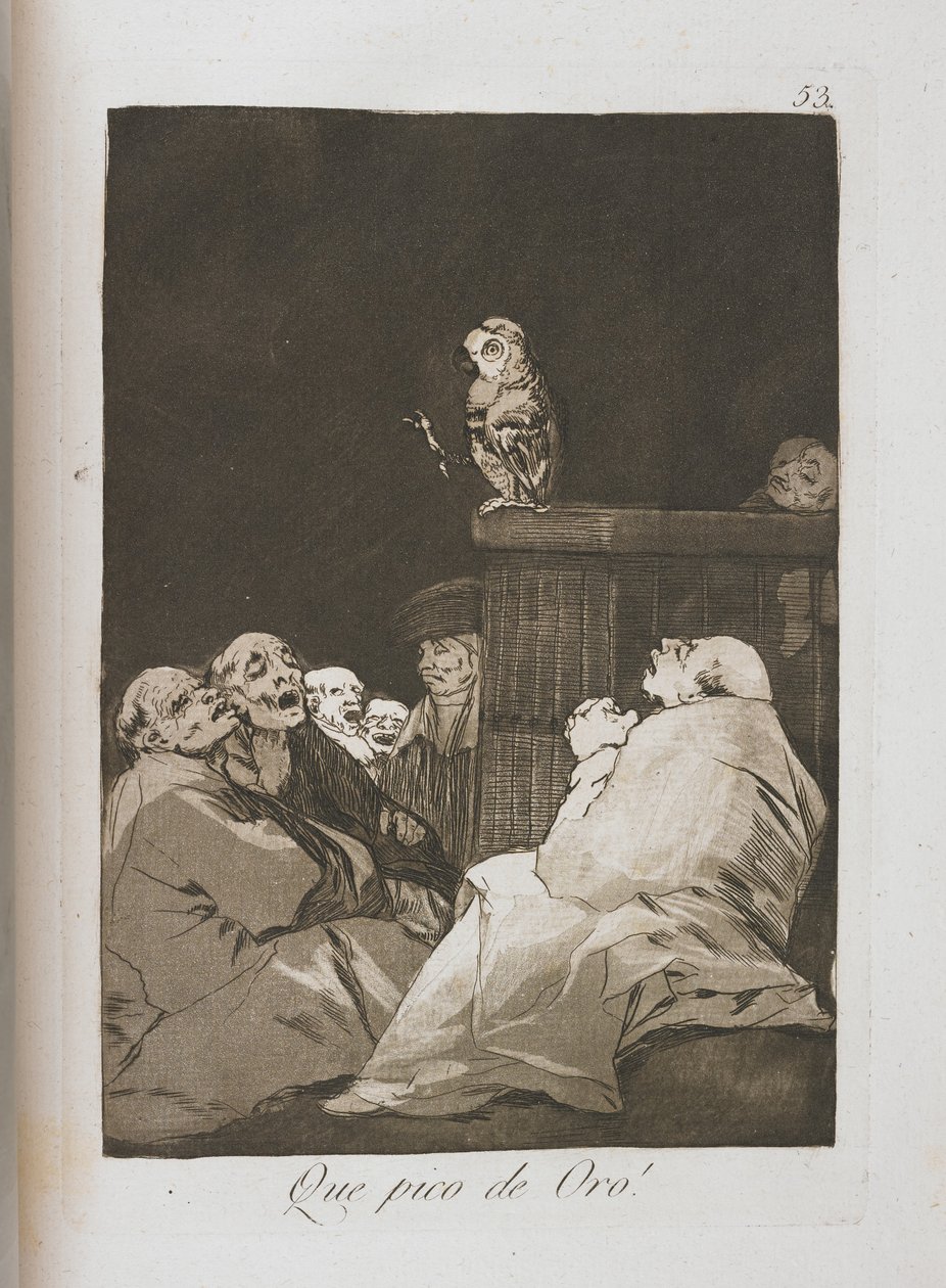 Prato de Los Caprichos, 1797-1798 de Francisco de Goya