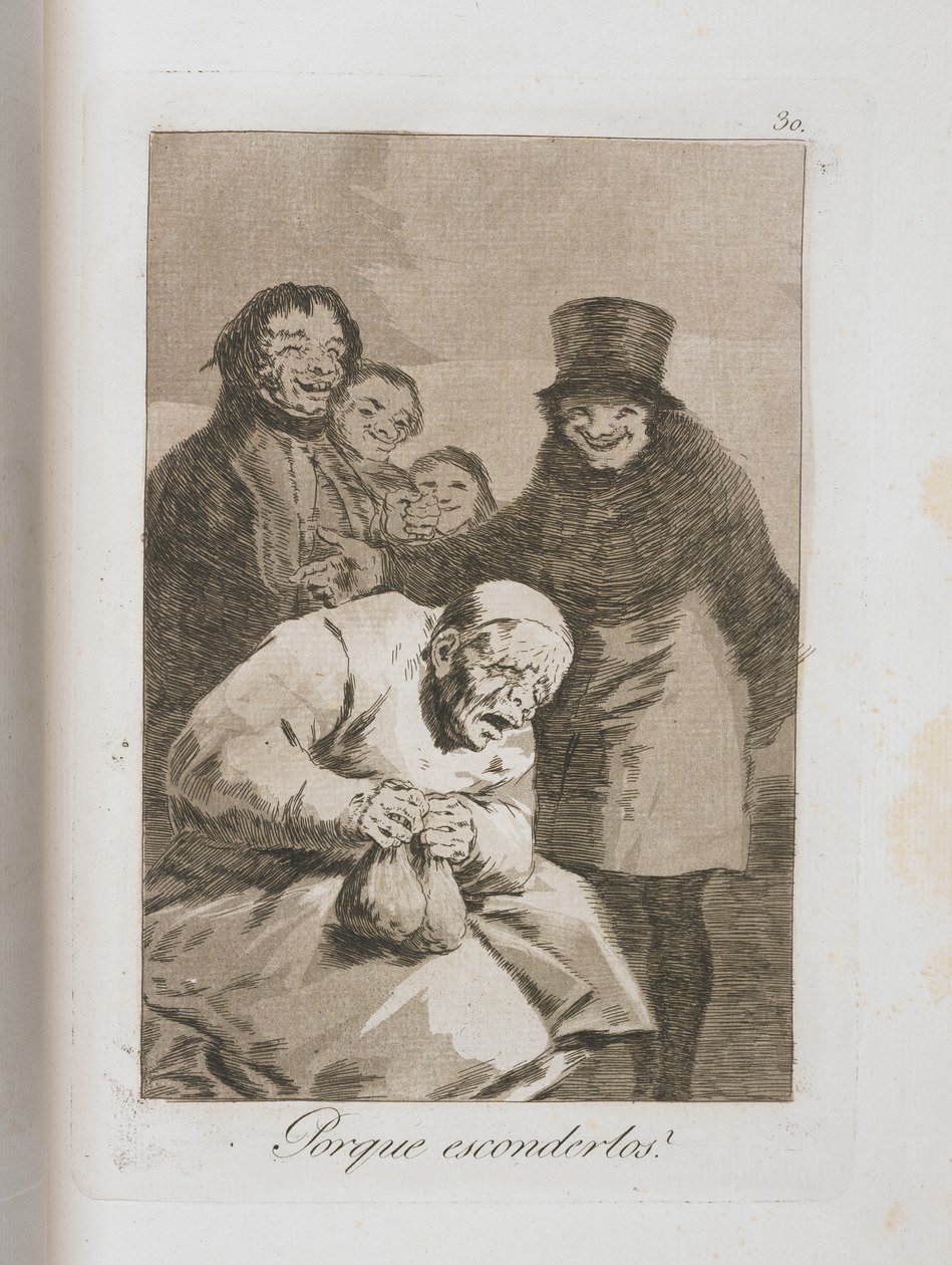 Prato de Los Caprichos, 1797-1798 de Francisco de Goya