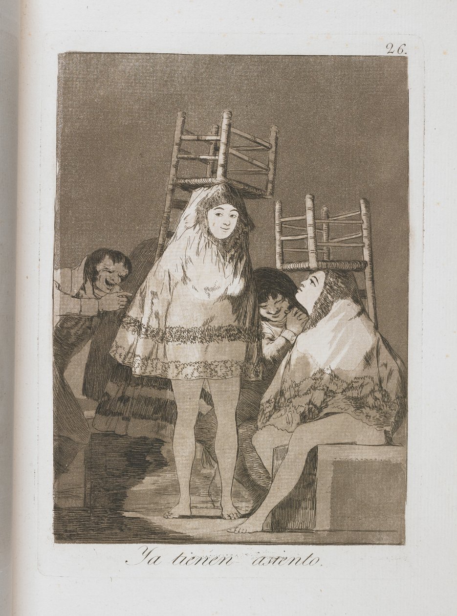 Prato de Los Caprichos, 1797-1798 de Francisco de Goya