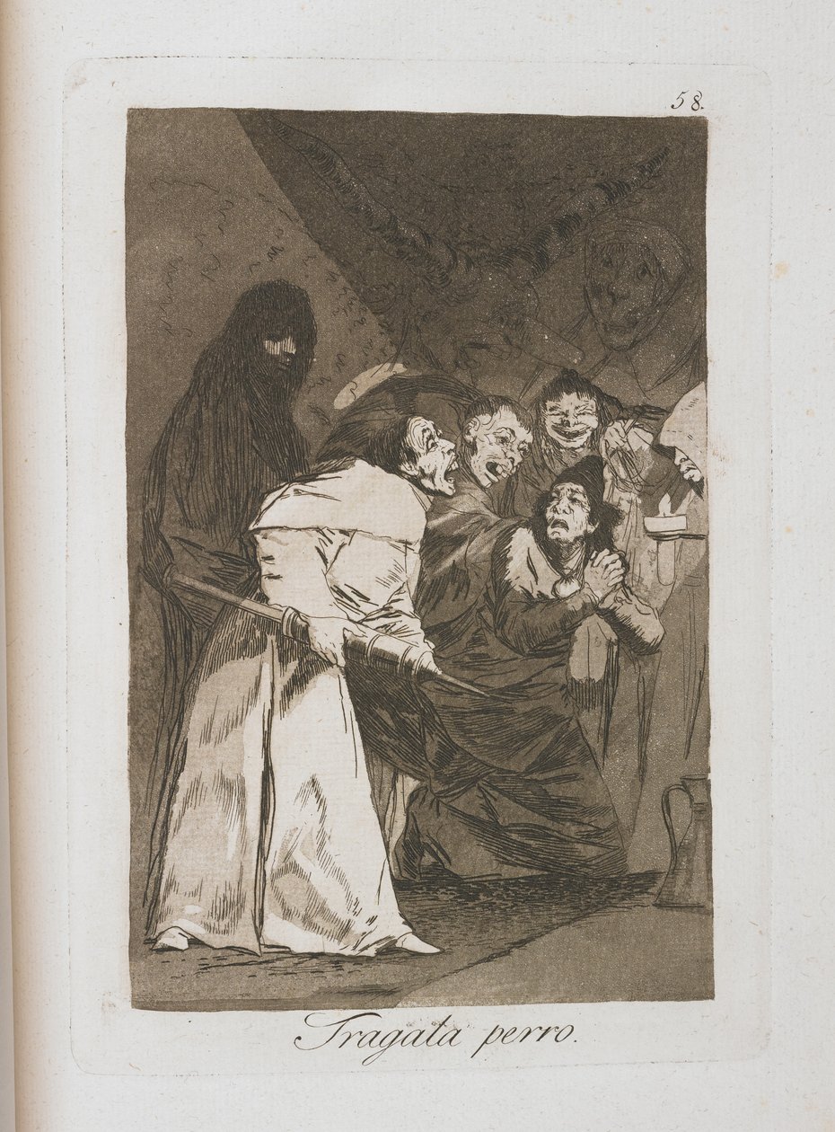 Prato de Los Caprichos, 1797-1798 de Francisco de Goya
