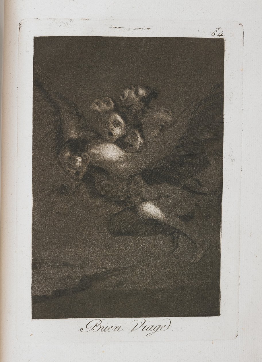 Prato de Los Caprichos, 1797-1798 de Francisco de Goya