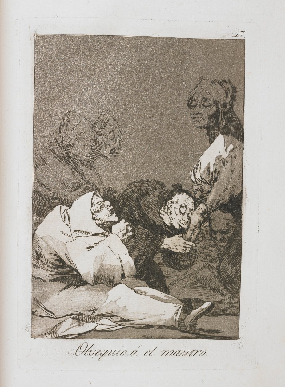 Prato de Los Caprichos, 1797-1798 de Francisco de Goya
