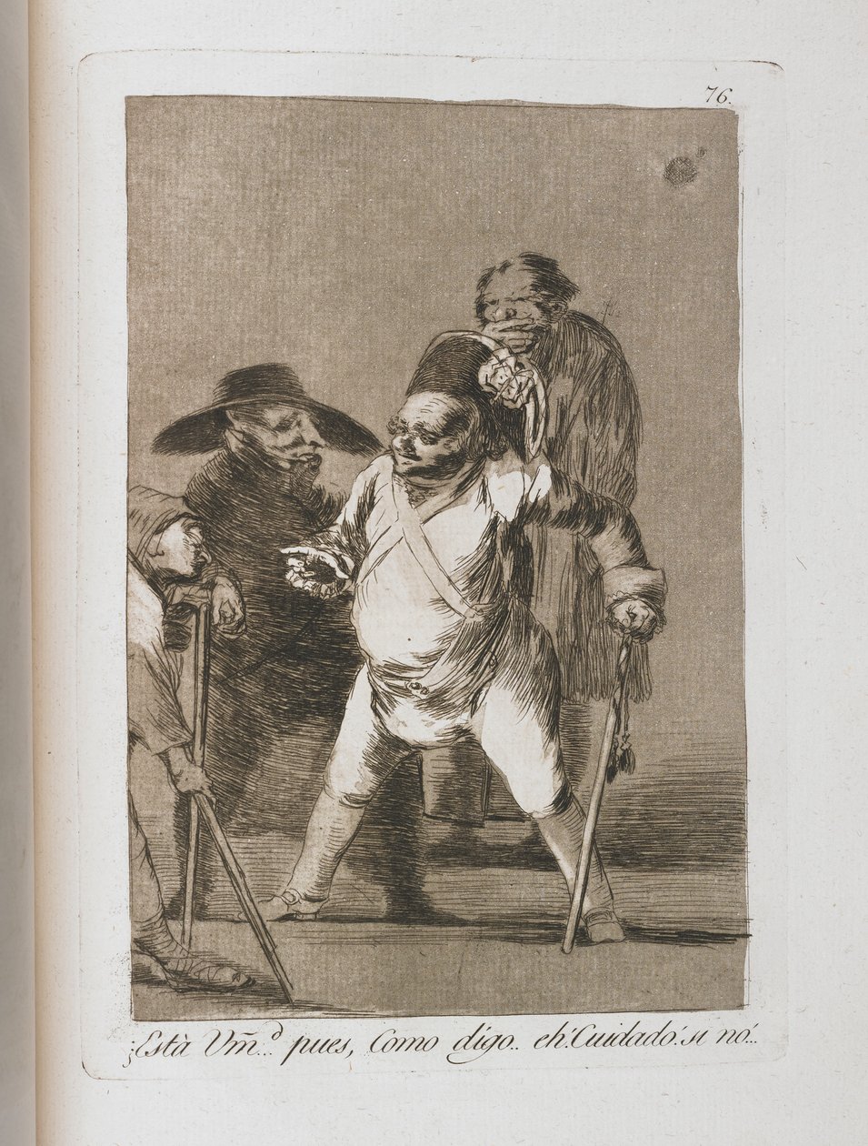 Prato de Los Caprichos, 1797-1798 de Francisco de Goya