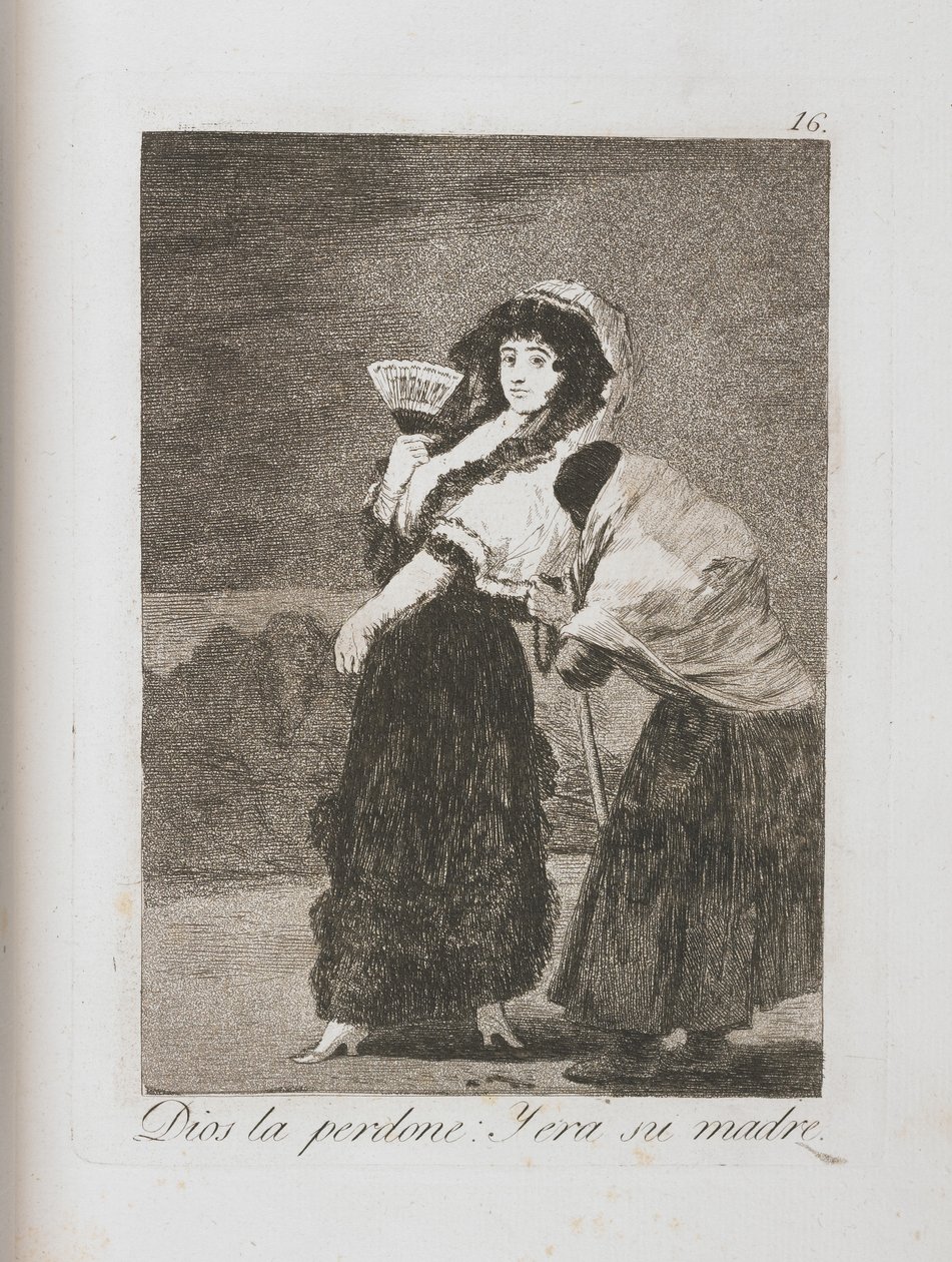 Prato de Los Caprichos, 1797-1798 de Francisco de Goya