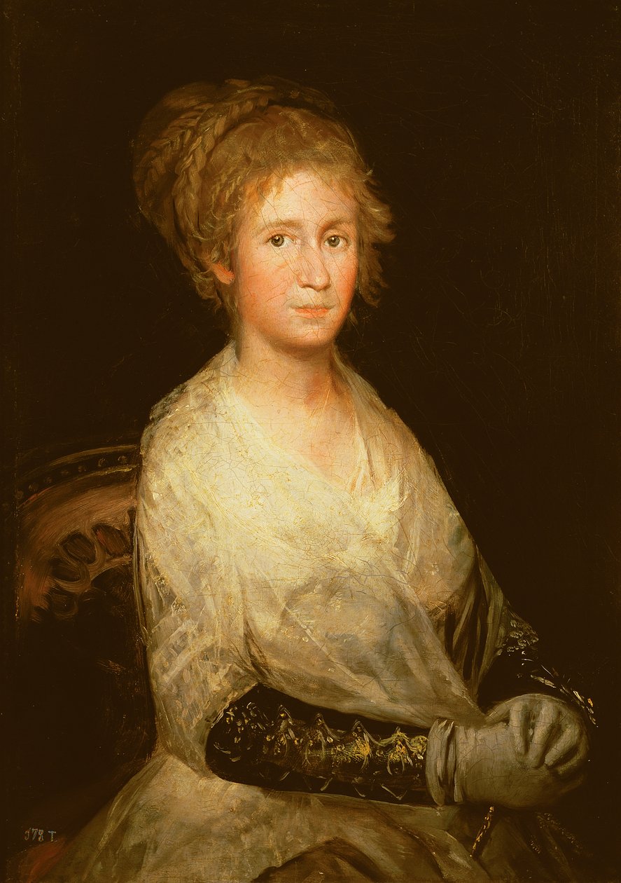 Retrato pensado para ser Josepha Bayeu (d.1812) esposa de Goya, c.1798 de Francisco de Goya