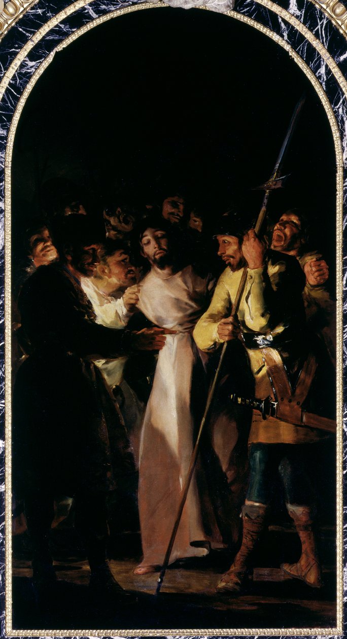 A prisão de Cristo, 1798 de Francisco de Goya