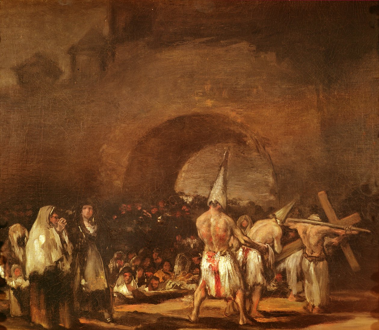 Os Flagelantes de Francisco de Goya