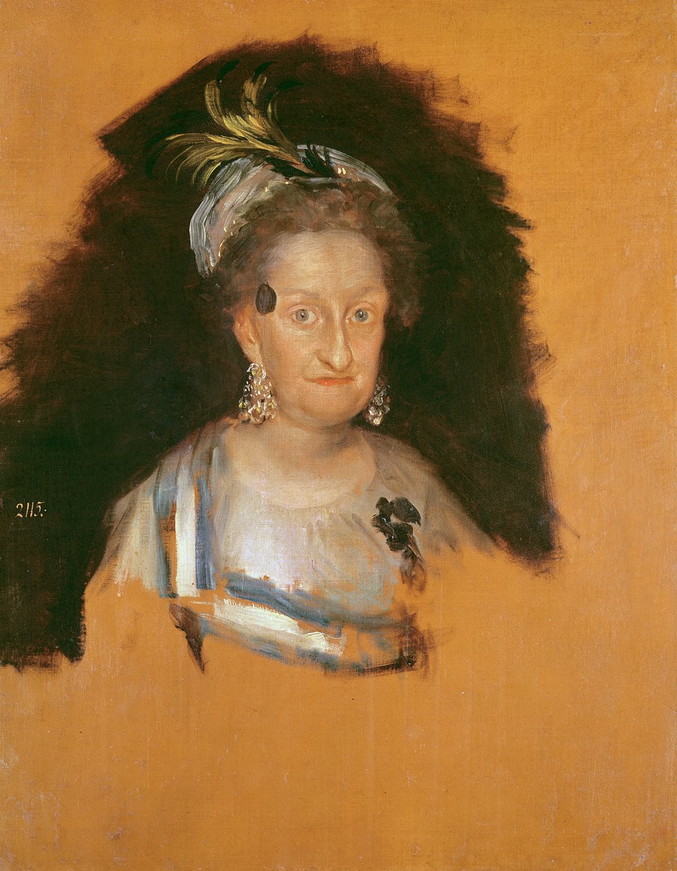 A Infanta Marie Josepha (estudo para a Família de Carlos IV), antes de 1800 de Francisco de Goya