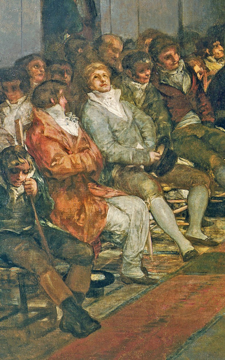 A Junta das Filipinas, 1815 óleo sobre tela detalhe de 204571 de Francisco de Goya