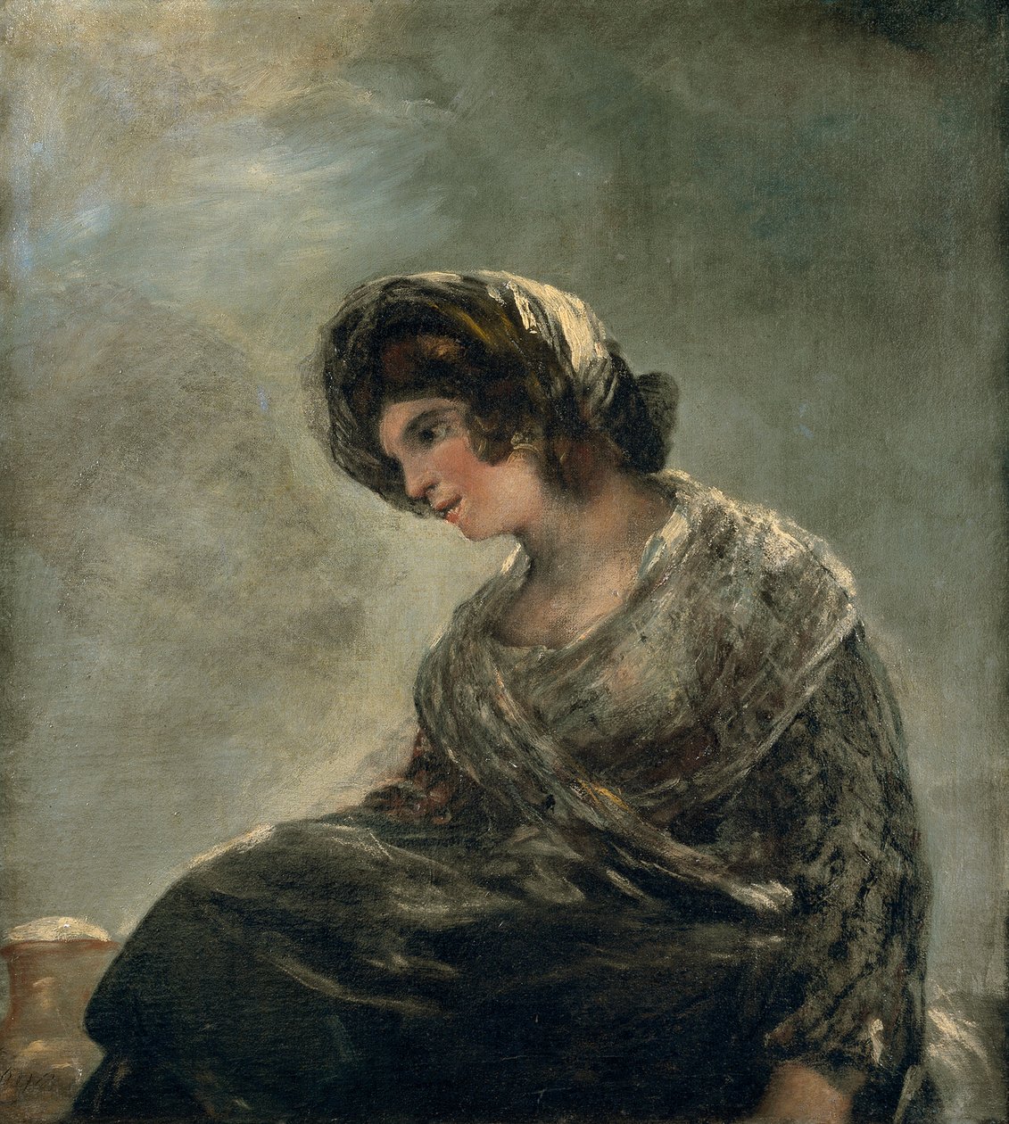 A leiteira de Bordeaux, c.1827 de Francisco de Goya