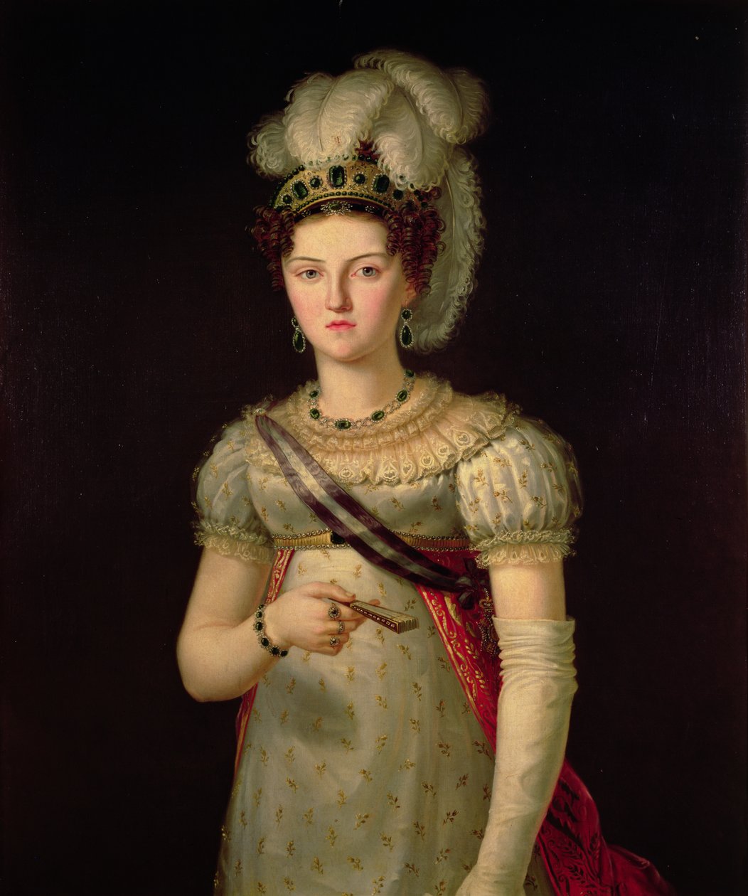 Retrato de Maria Josefina Amalia da Saxônia de Francisco Lacoma y Fontanet