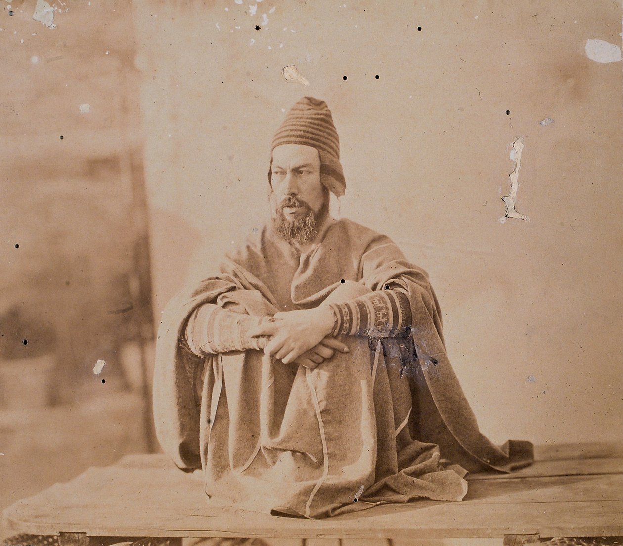Auto-retrato em traje nativo de Francisco Laso