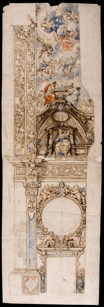 Projeto para a decoração de uma igreja de Francisco Rizi