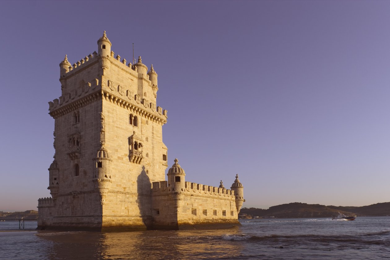 A Torre de Belém, construída c.1514 (ver também 237479, 237480, 237481) de Francisco de Arruda