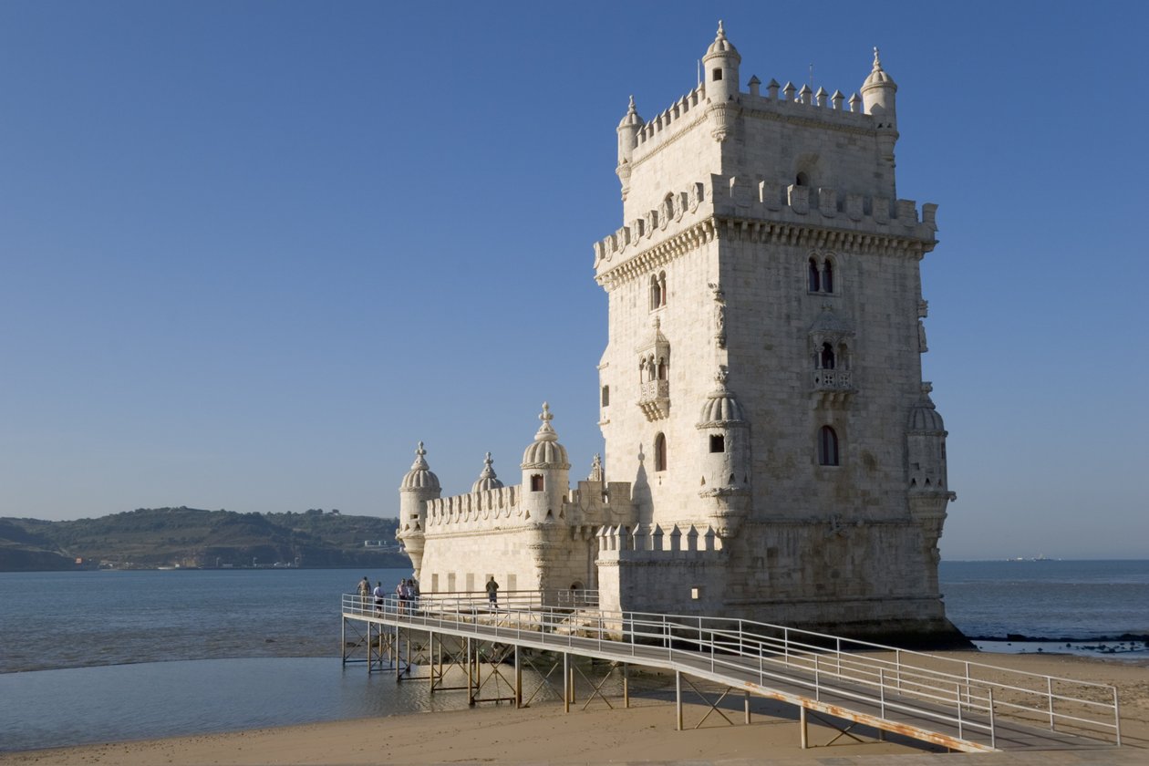 A Torre de Belém, construída c.1514 (ver também 237479, 237481 e 237483) de Francisco de Arruda