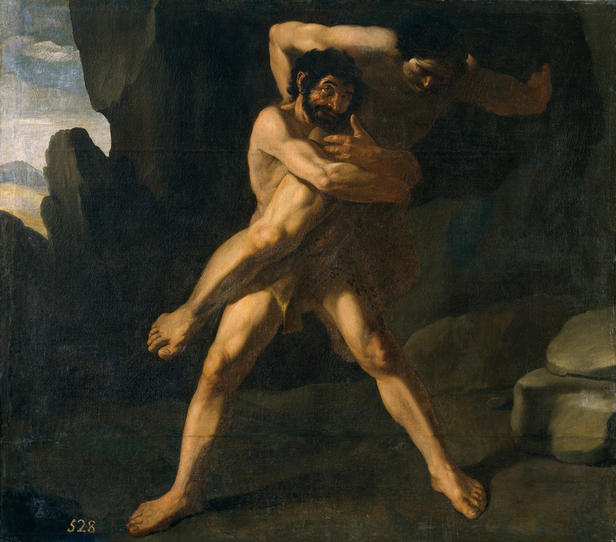 Hércules lutando com Anteo de Francisco de Zurbaran