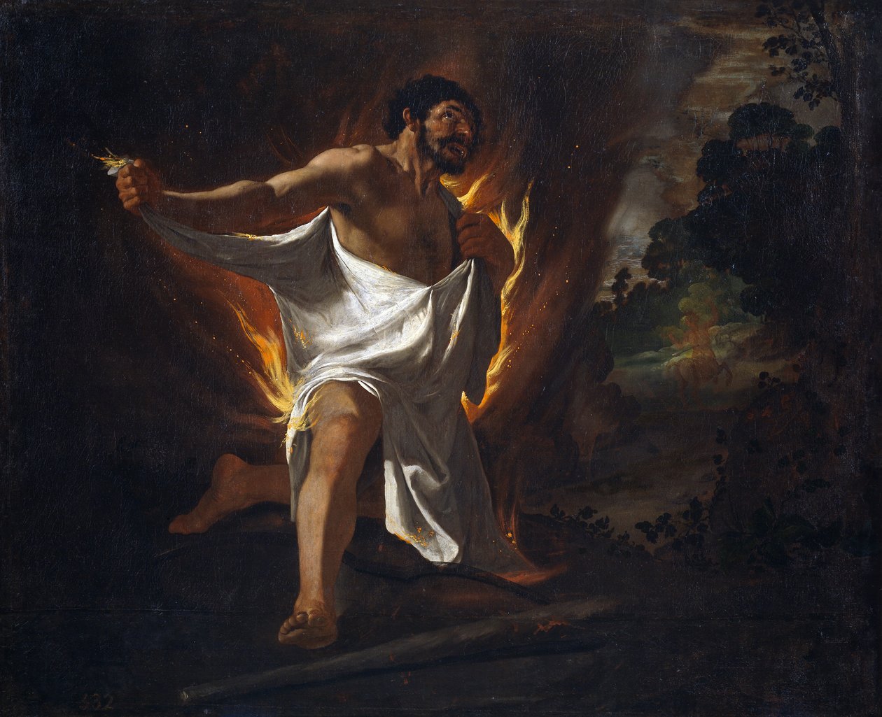 Morte de Hércules de Francisco de Zurbaran