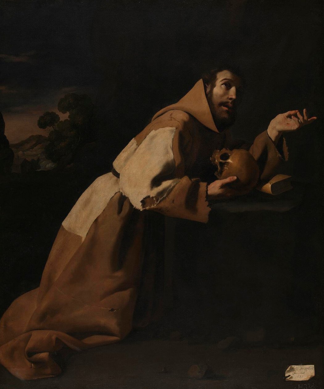 São Francisco em meditação de Francisco de Zurbaran