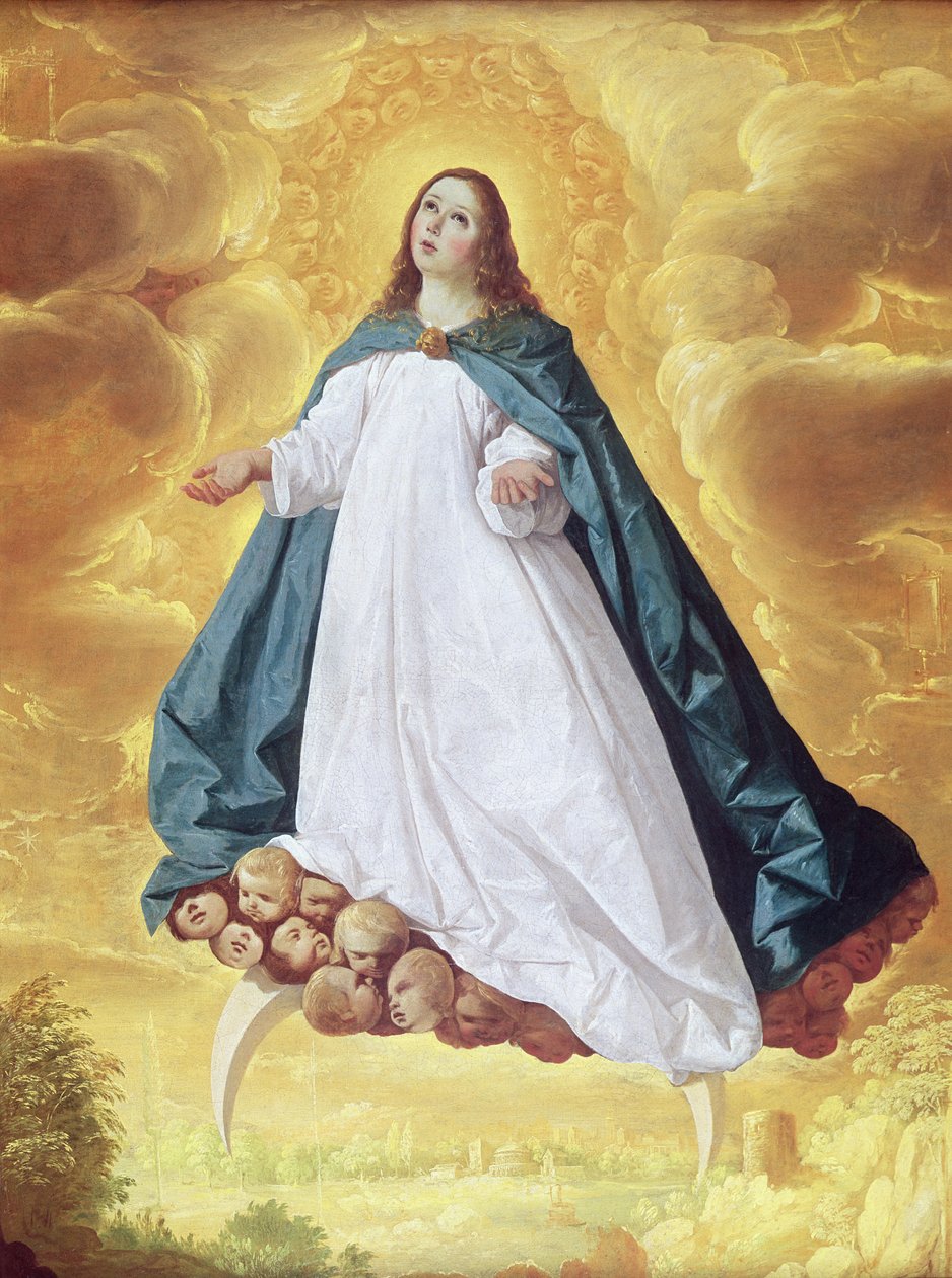 A Imaculada Conceição, c.1628-30 de Francisco de Zurbaran