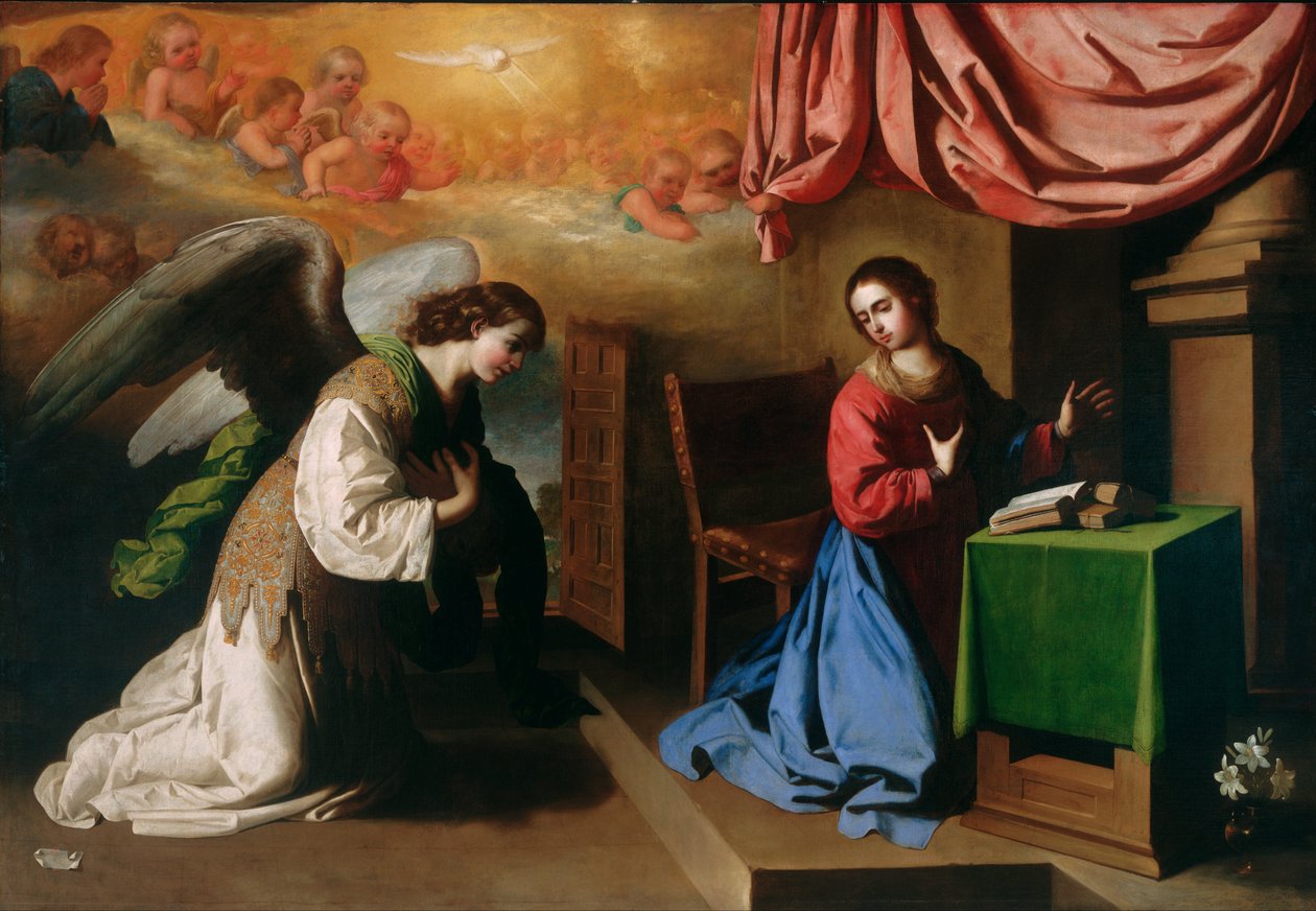 A Anunciação de Francisco de Zurbaran