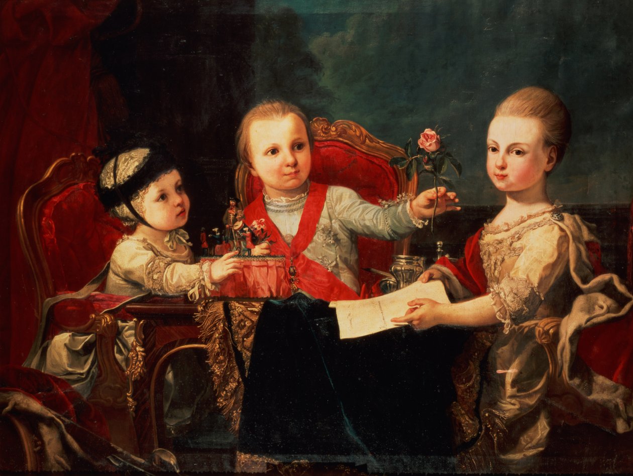 Três Príncipes, Filhos de Carlos III de Francisco de la Traverse