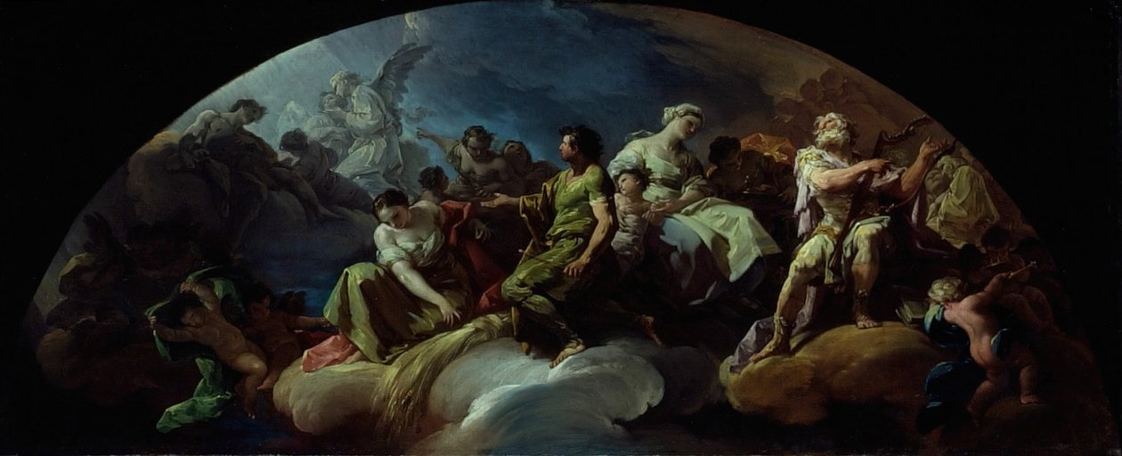 Figuras do Antigo Testamento no Paraíso, 175160. de Francisco Bayeu