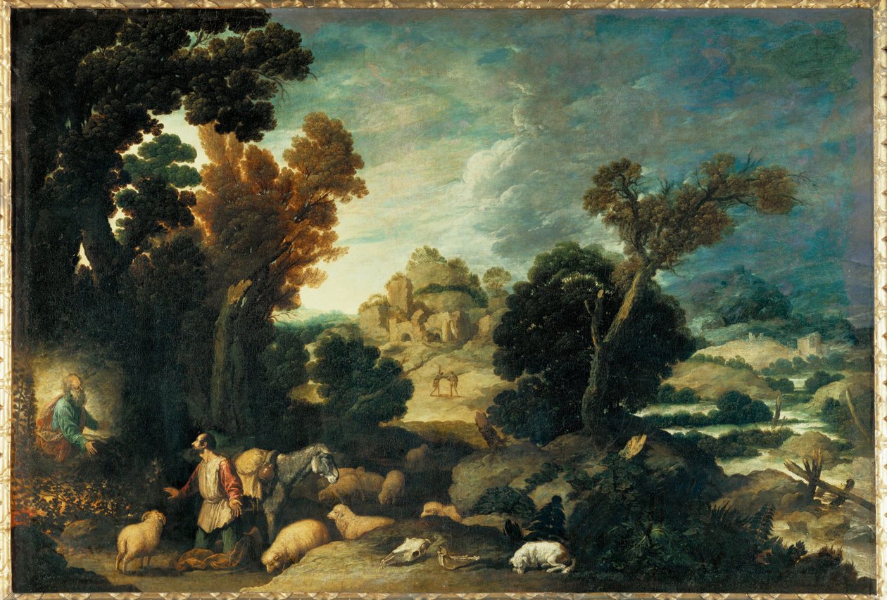 Le buisson ardent - Moisés e a sarça ardente ... de Francisco Collantes
