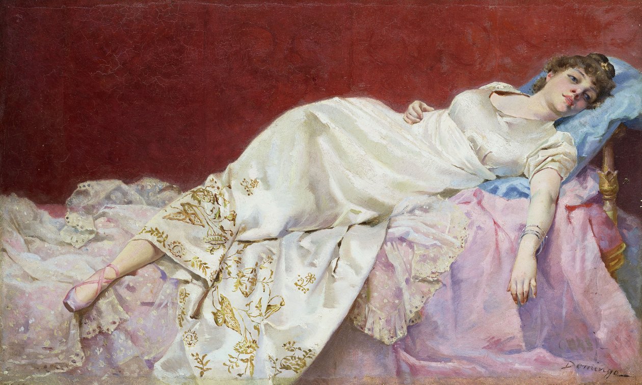 Um momento de repouso, de Francisco Domingo Marqués