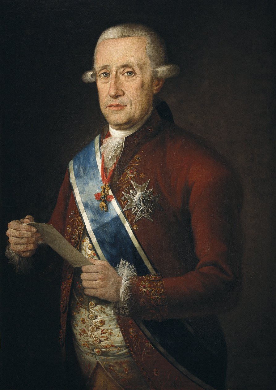 Jose Monino, Conde de Floridablanca, Ministro de Carlos III (óleo sobre tela) de Francisco Folc de Cardona