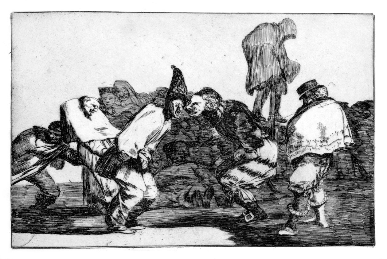 Fantasia de carnaval, 1819-1823 de Francisco de Goya
