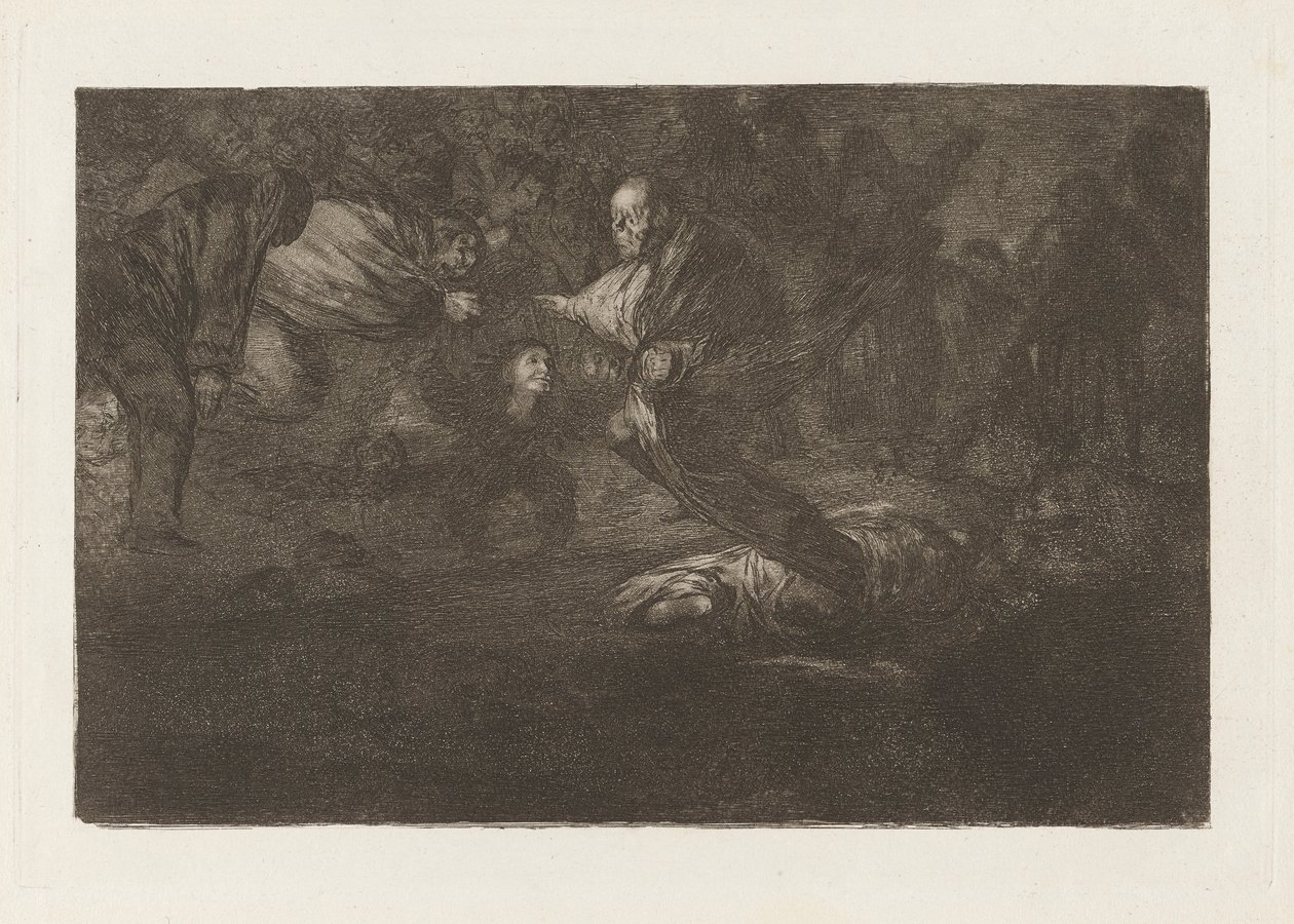 Dios los cria y ellos se juntan (Deus os cria e eles se unem), da série Los disparates (Los proverbios) de Francisco de Goya