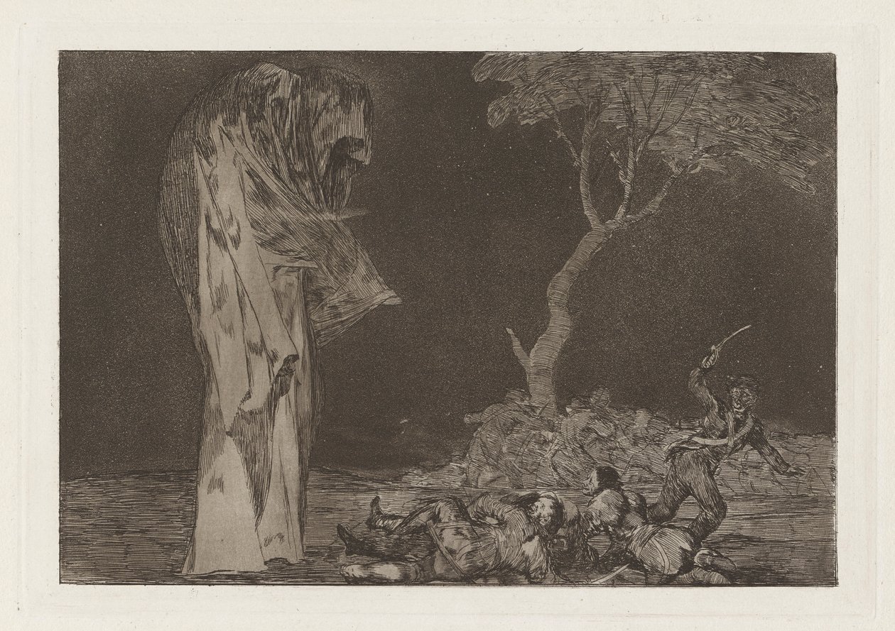 Absurdo do medo (Folly of Fear), também conhecido como Do Not Lose Honor Through Fear, da série Los disparates (Los proverbios) de Francisco de Goya