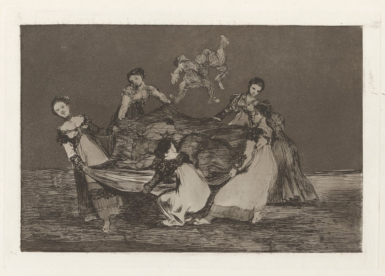 Disparate femenino (Feminino Folly), também conhecido como Pesa mas que un burro muerto (Mais pesado que um burro morto), da série Los disparates (Los proverbios) de Francisco de Goya
