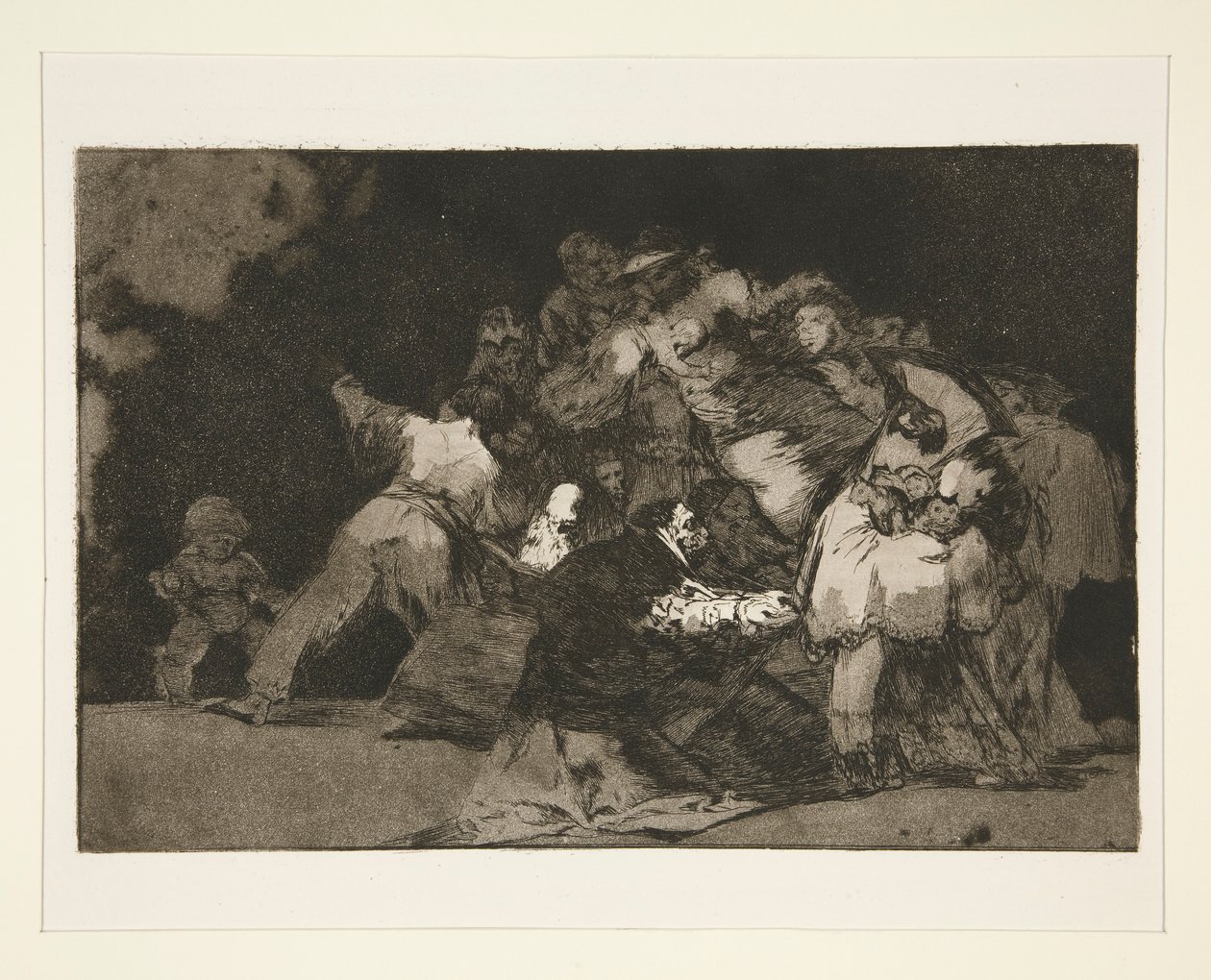 Disparate geral (General Folly), pl. 9 da série Los provérbios de Francisco de Goya