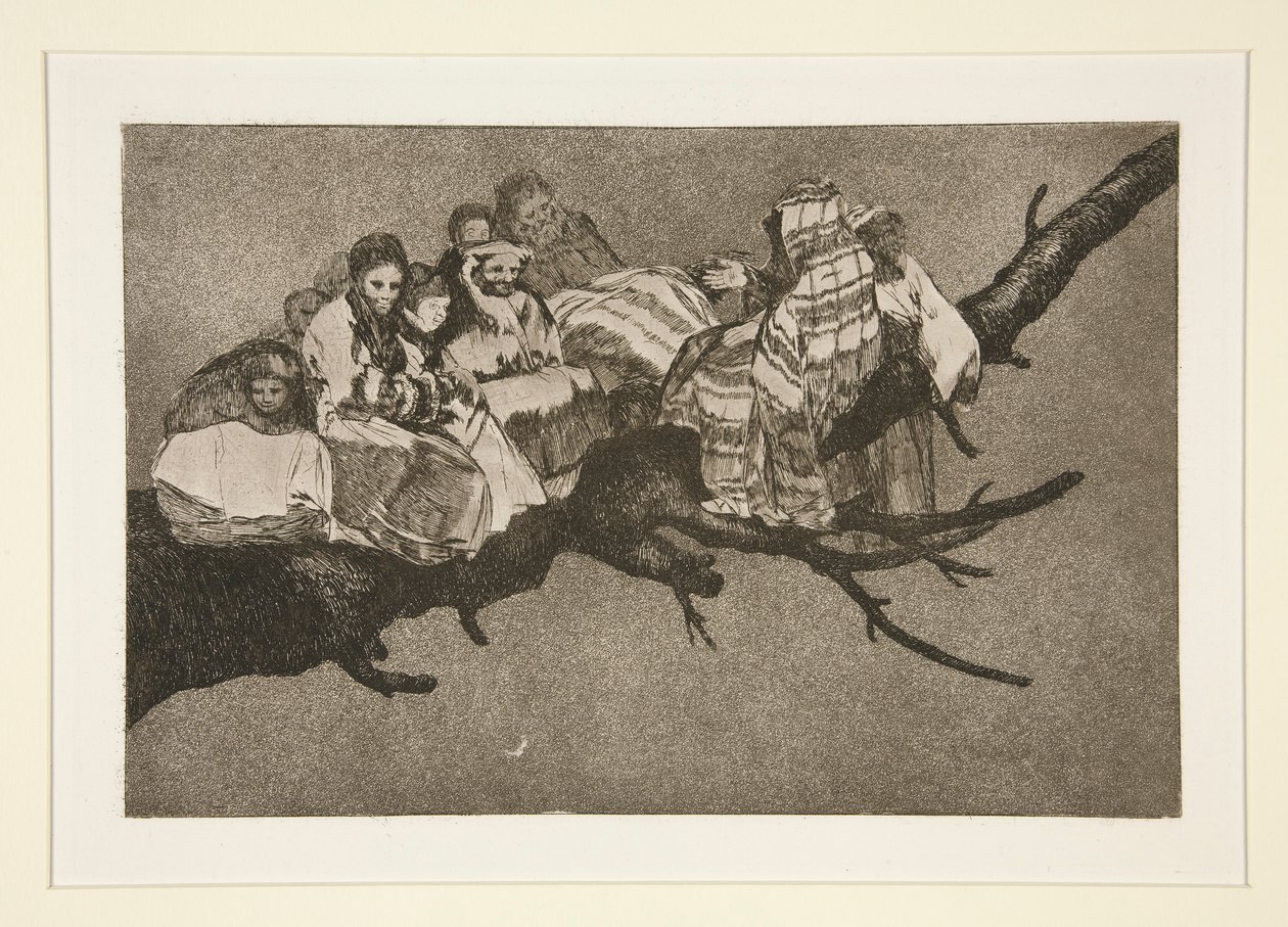 Ridículo Disparate (Folly Ridícula), pl. 3 da série Los provérbios de Francisco de Goya