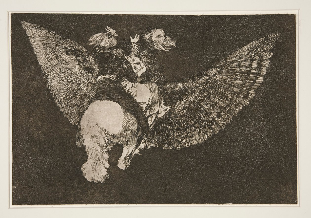 Disparate volante (Flying Folly), pl. 5 da série Los provérbios de Francisco de Goya