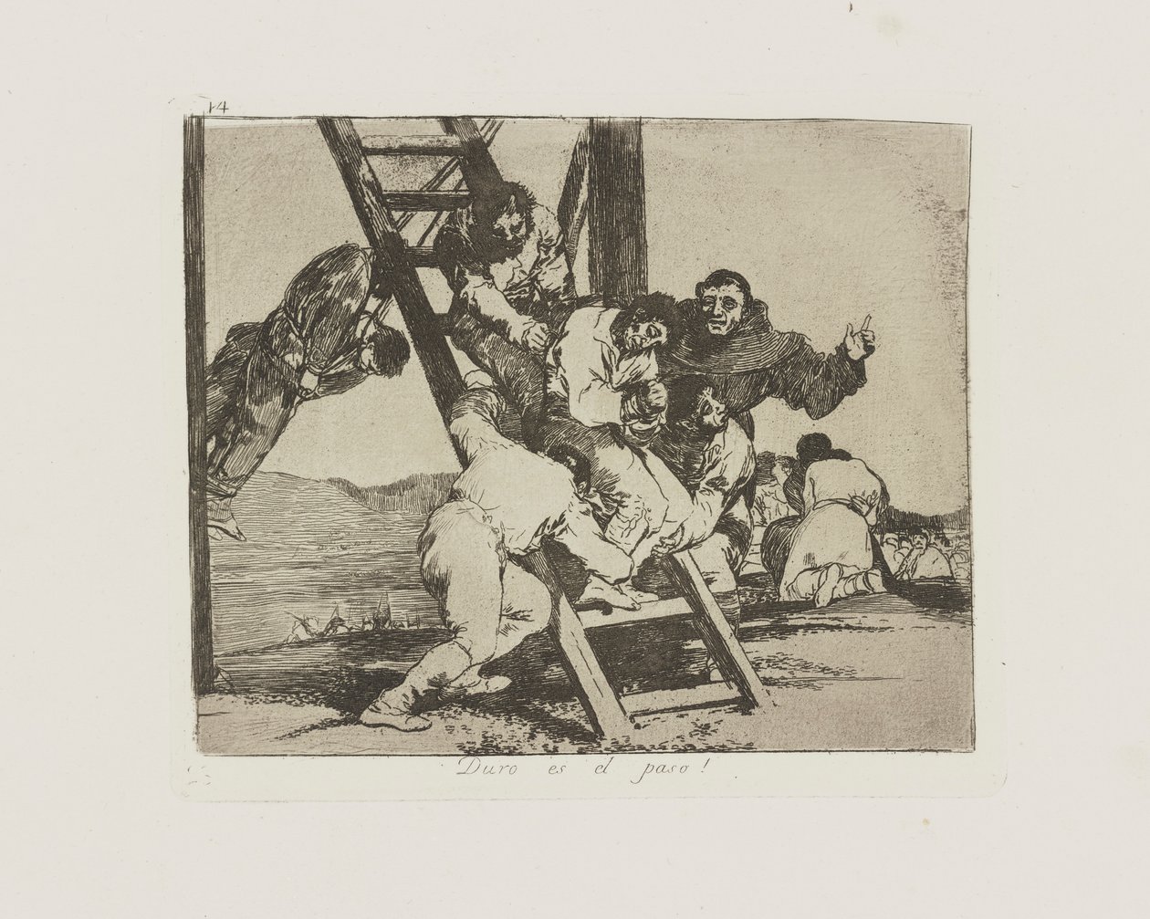 Difícil é o passo! (Item de Francisco de Goya
