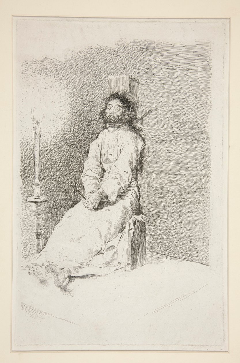 O Homem Garroteado de Francisco de Goya