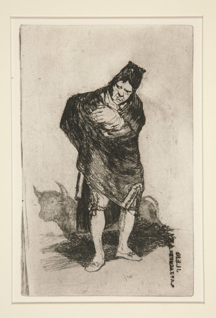 El embozado (O Homem Camuflado) de Francisco de Goya
