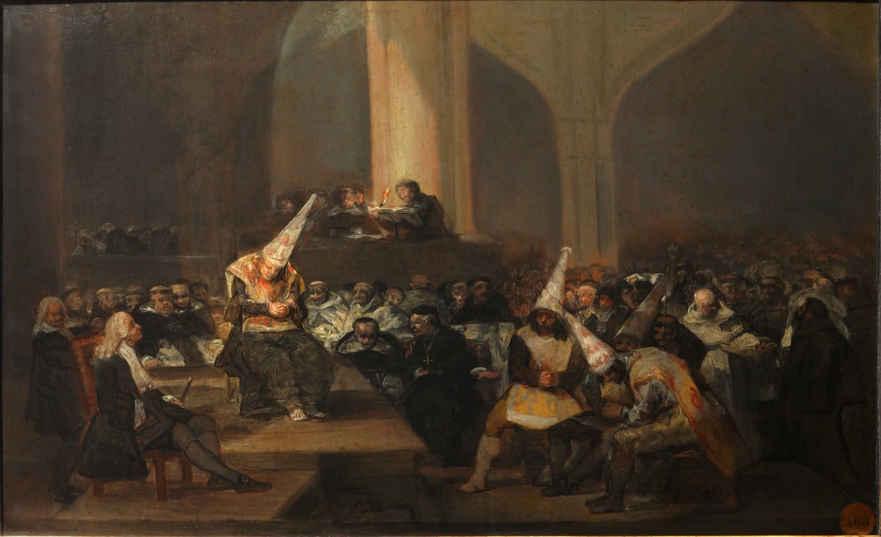 Cena da inquisição de Francisco de Goya