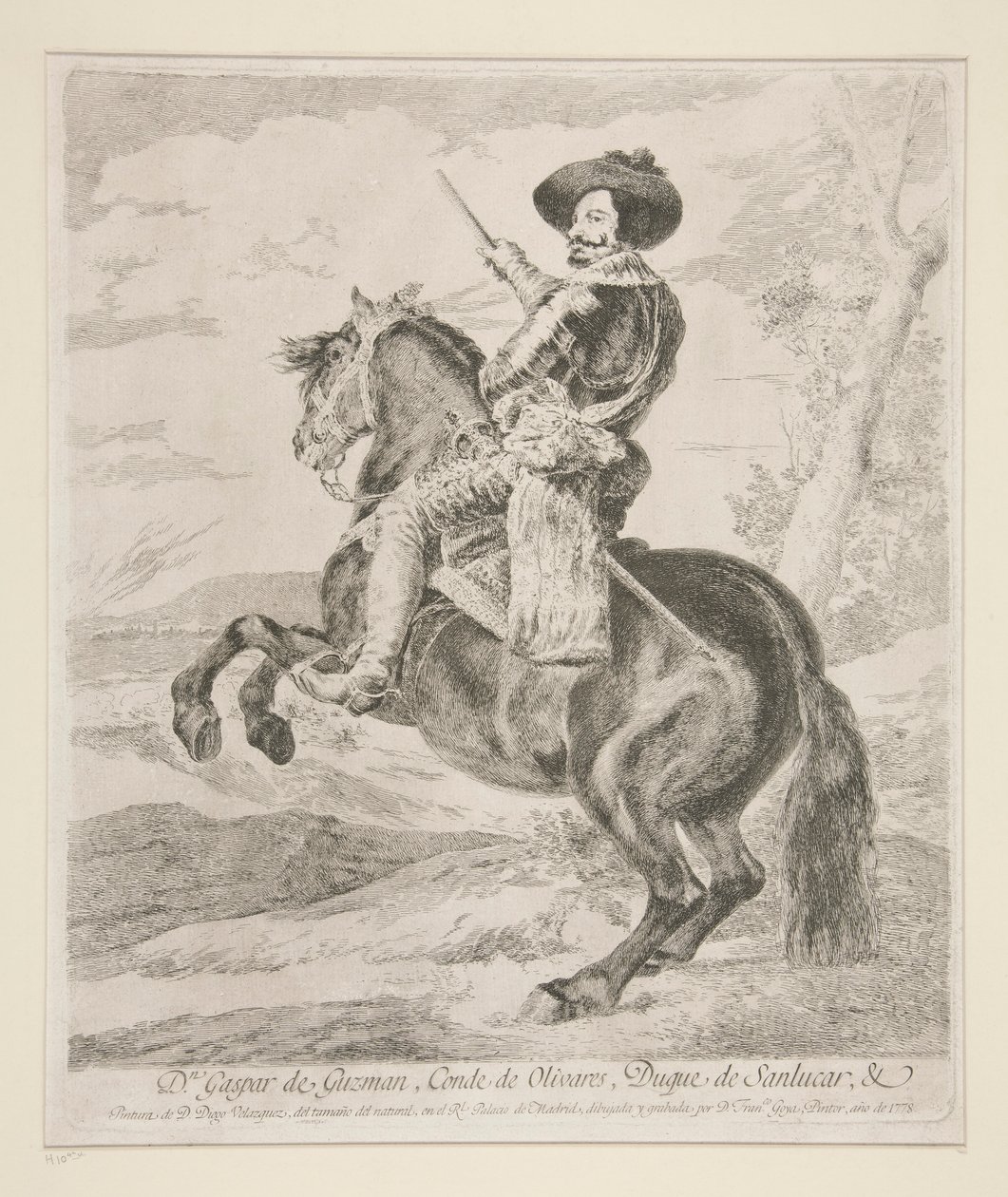 Gaspar de Guzman, Conde Duque de Olivares de Francisco de Goya