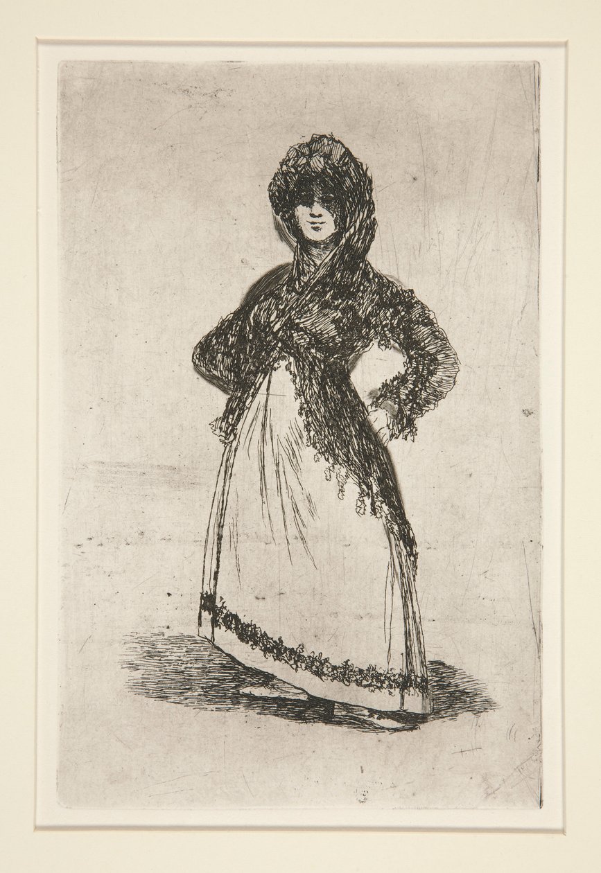 Maja [com fundo claro] de Francisco de Goya