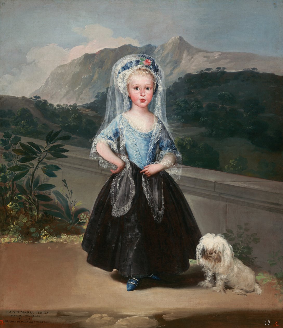 María Teresa de Borbón y Vallabriga, mais tarde Condessa de Chinchón, 1783. de Francisco de Goya