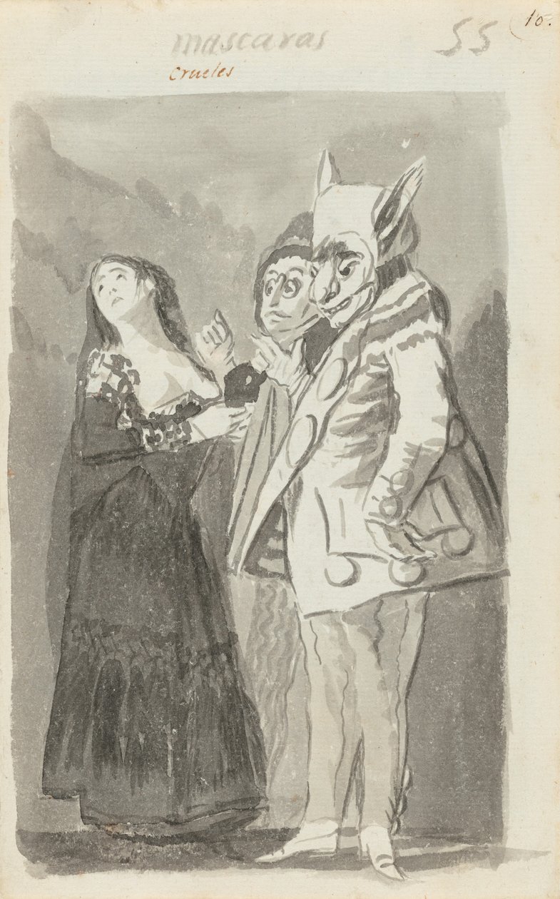 Mascaras crueles (Cruel Masks) [reto] de Francisco de Goya